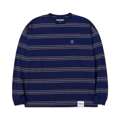 NEIGHBORHOOD Border Crewneck LS "Navy"