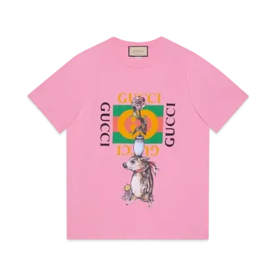 GUCCI x Yuko Higuchi Magic Rose Print T-shirt Japan Exclusive "Pink"
