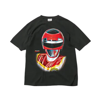 スーパー戦隊 x HOMEGAME \ 1989 レッドターボ TEE "BLACK"