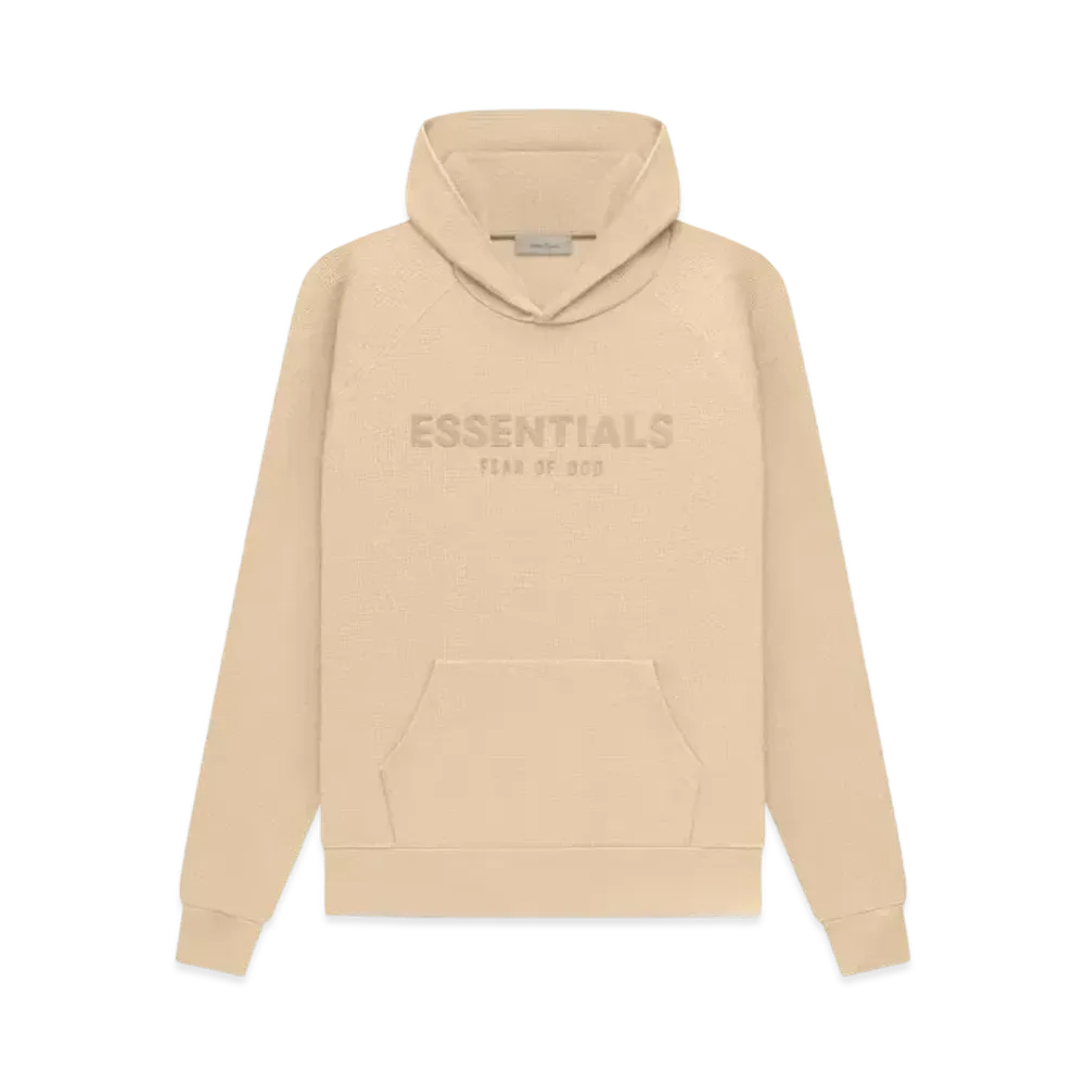 FEAR OF GOD ESSENTIALS Waffle Raglan Hoodie "Sand"