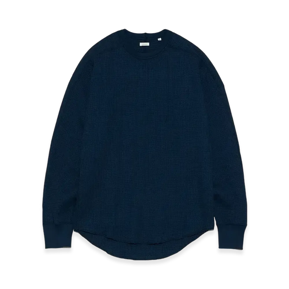 nanamica Crew Neck Thermal Sweat "Navy"