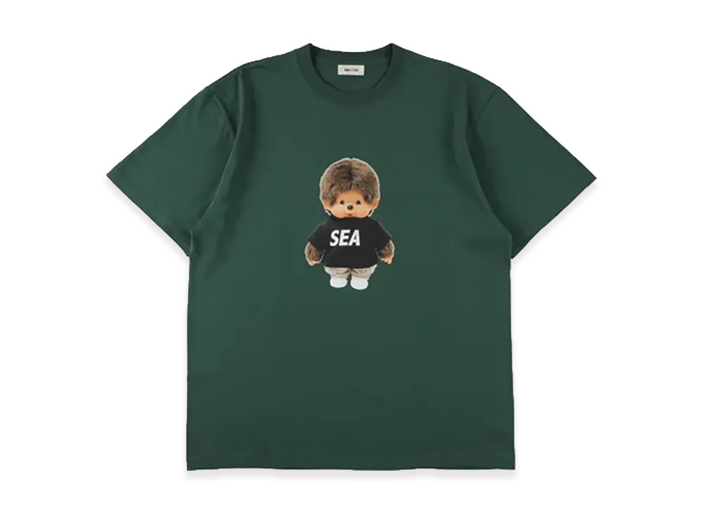 WIND AND SEA x Monchhichi Doll Tee "Green"