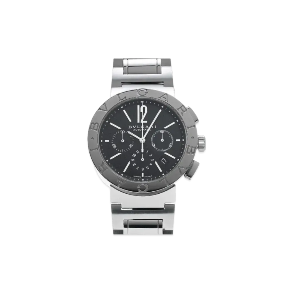 BVLGARI Bvlgari Bvlgari Chronograph "Black/Stainless Steel/Silver"