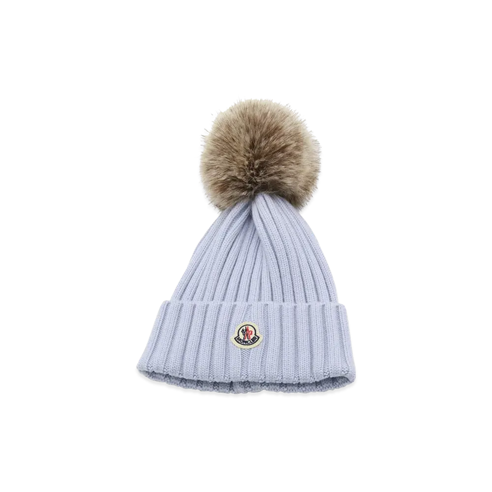 MONCLER Women's Beanie Hat "Light Blue"
