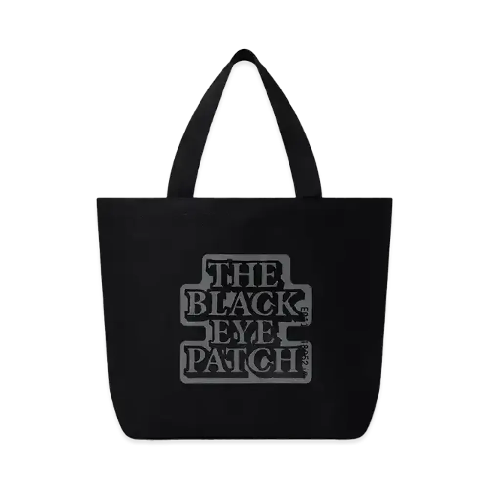 BlackEyePatch Reflective OG Label Medium Tote "Black"