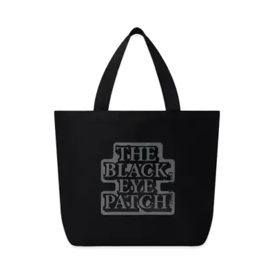 BlackEyePatch Reflective OG Label Medium Tote "Black"