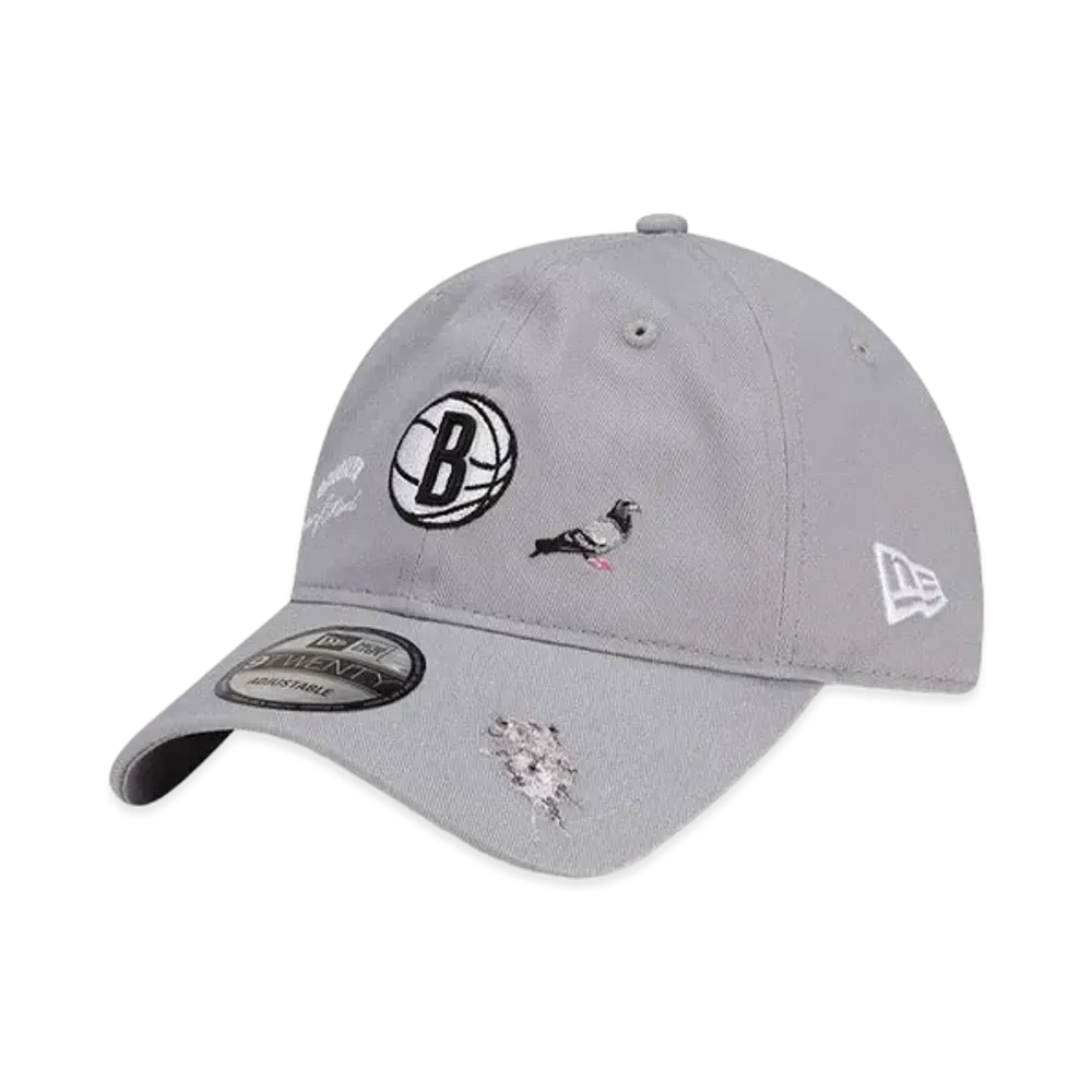 NEW ERA 9Twenty Staple Brooklyn Nets Gray