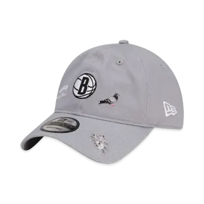 NEW ERA 9Twenty Staple Brooklyn Nets Gray