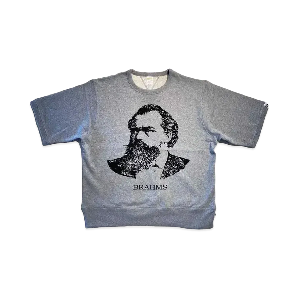 SAPEur S/S Sweat BRAHMS "Vintage Gray"