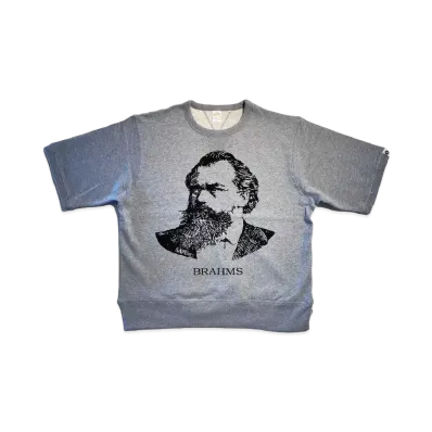 SAPEur S/S Sweat BRAHMS "Vintage Gray"
