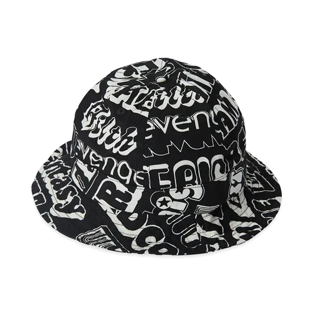 Supreme x HYSTERIC GLAMOUR Text Bell Hat "Black"