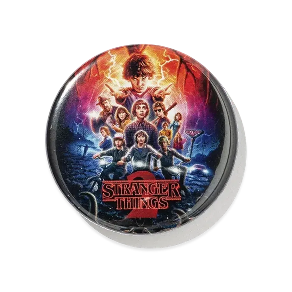 Netflix Stranger Things x V.A. Can Badge 44mm "Orange"