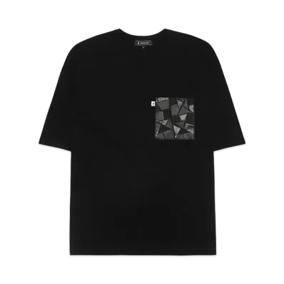 ANREALAGE PATCHWORK POCKET TEE "BLACK"