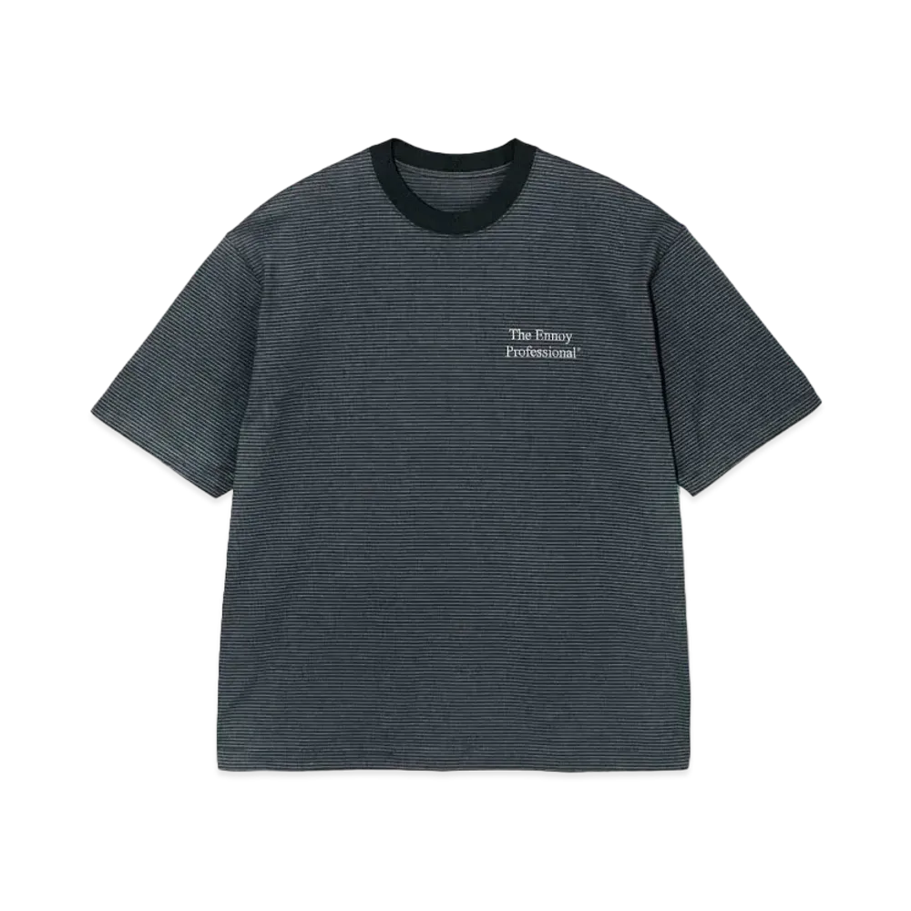 ENNOY 21SS S/S Border Tee "Black" SS21BRENCT06AM