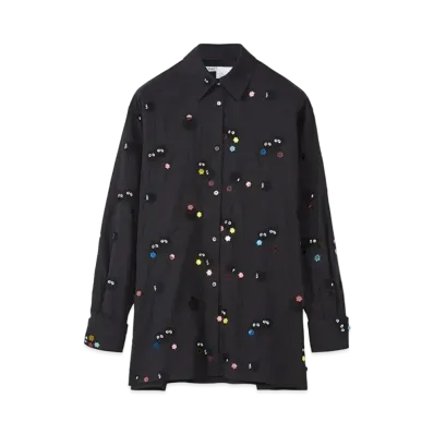 LOEWE x Spirited Away Susuwatari Shirt In Cotton "Black"