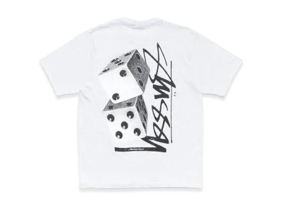 Stussy Tall Dice Tee "Ash Heather"