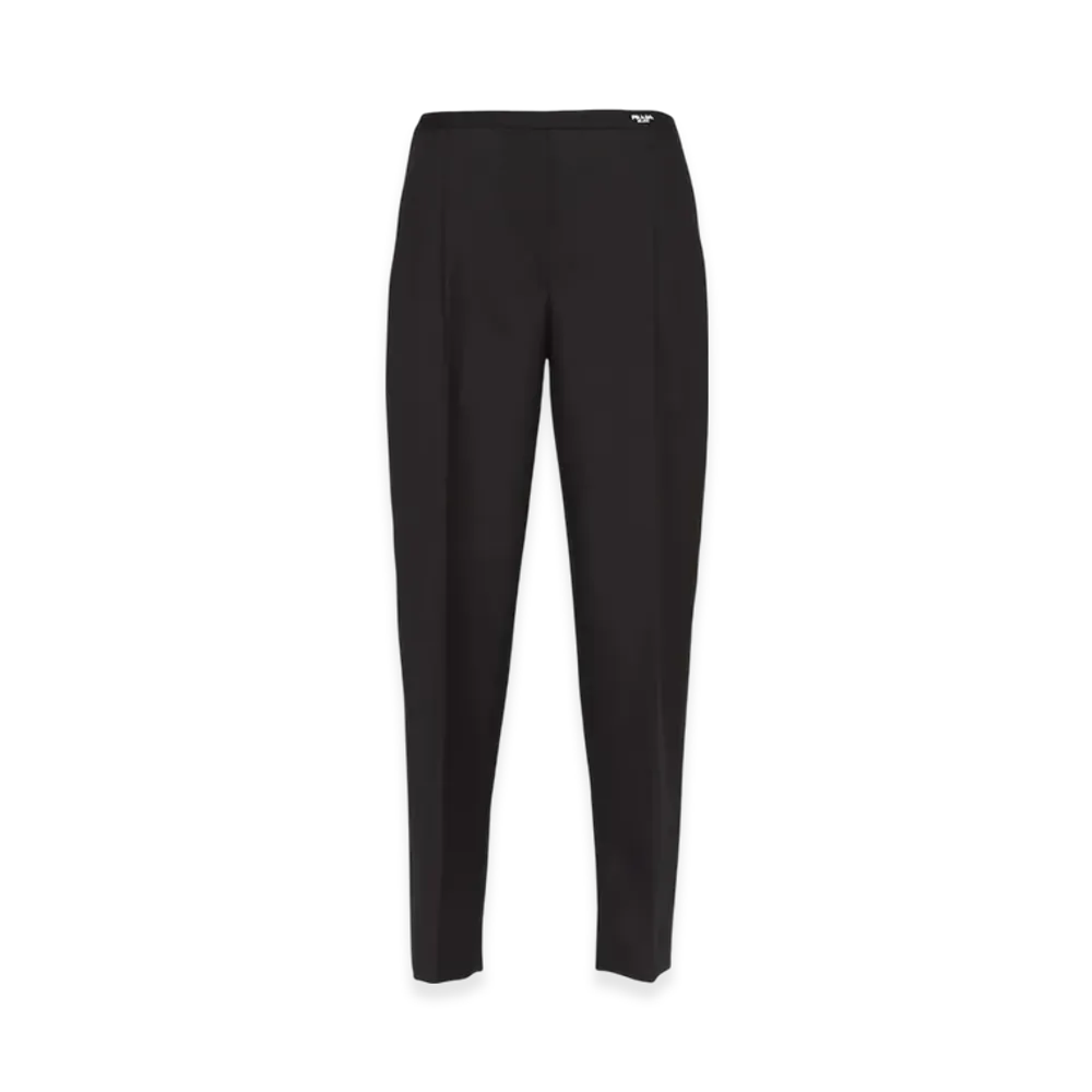 PRADA Women's Kid Mohair Pants "Black"