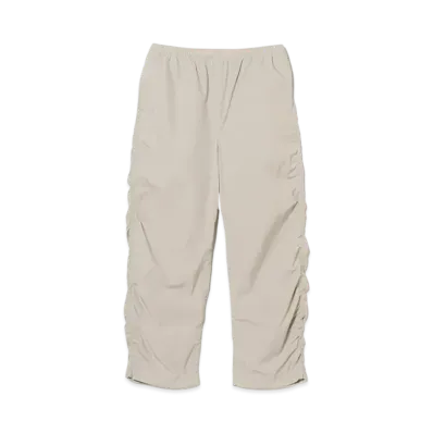 BEAMS Water Repellent Puckering Easy Pants "LightGray"