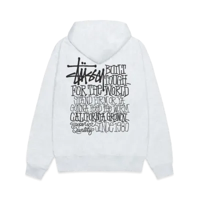 Stussy California Grown Hoodie "Ash Heather"