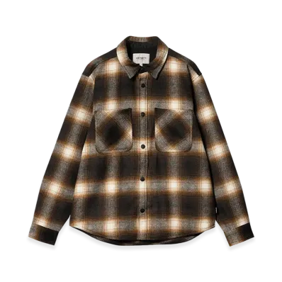 Carhartt WIP Moreau Check Shirt Jacket "Deep Hamilton Brown"