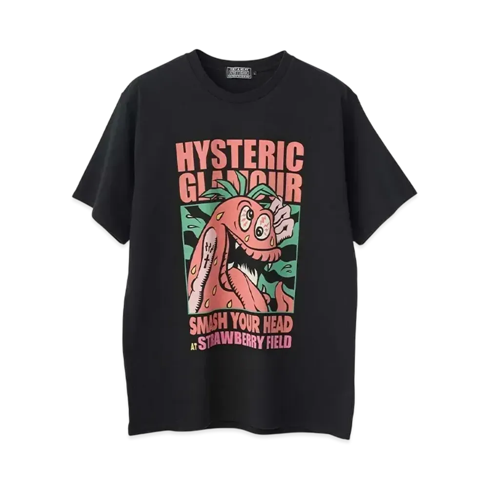HYSTERIC GLAMOUR Smash Your Head SBM T-Shirt "Black"