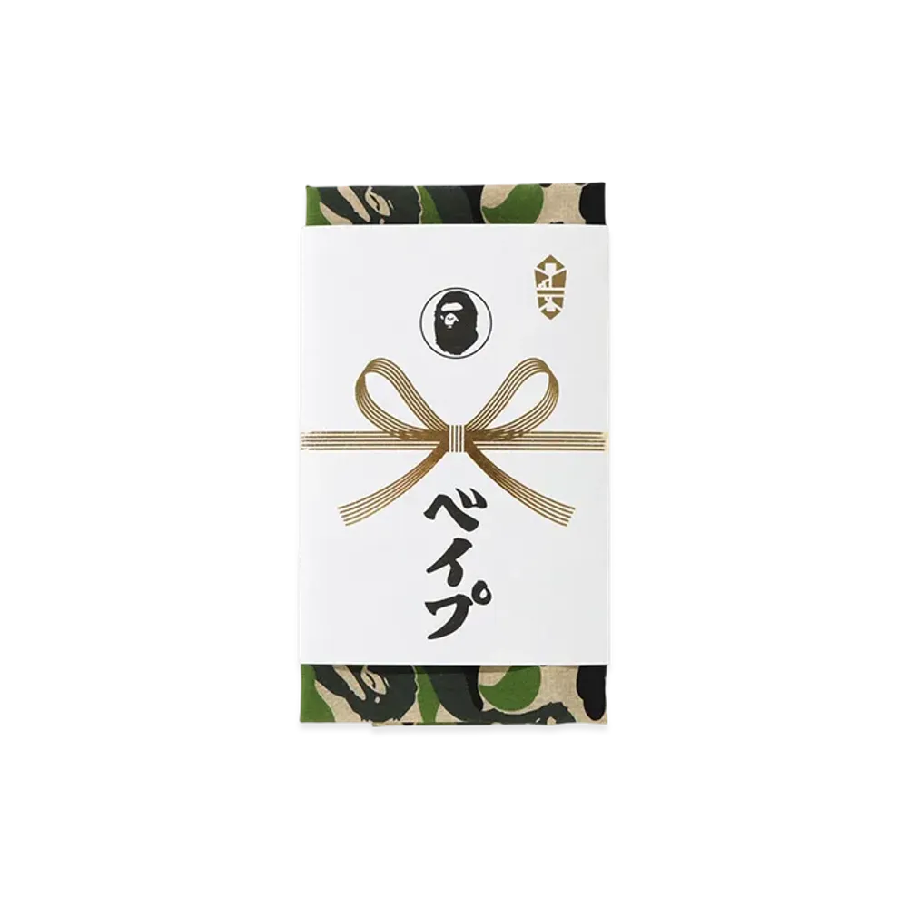 A BATHING APE ABC Camo Tenugui "Green"