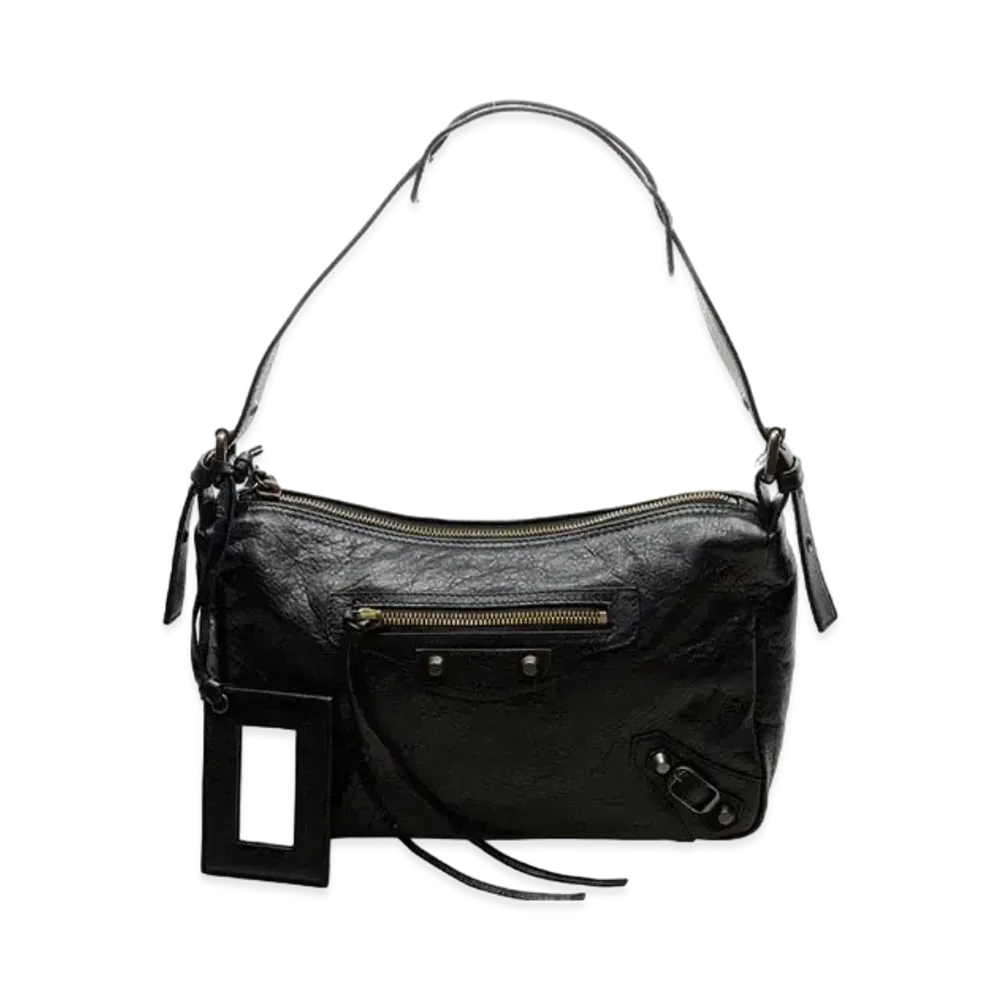 BALENCIAGA Handbag Lambskin "Black"