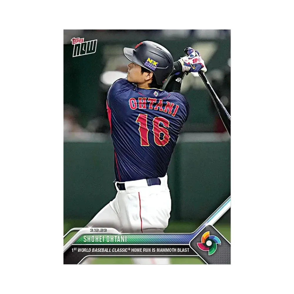 大谷翔平 [26](2023 WBS トップスナウ JPカード)