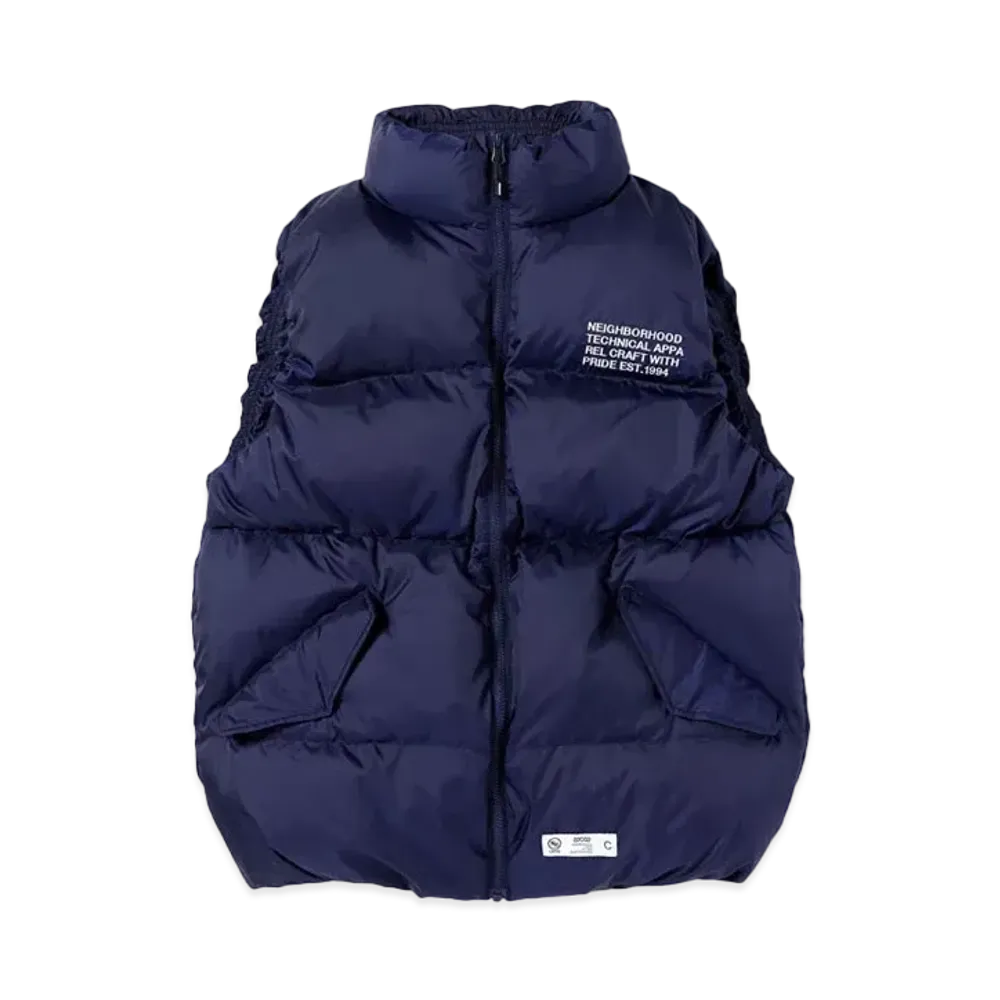 NEIGHBORHOOD Down Vest . PE "Navy"