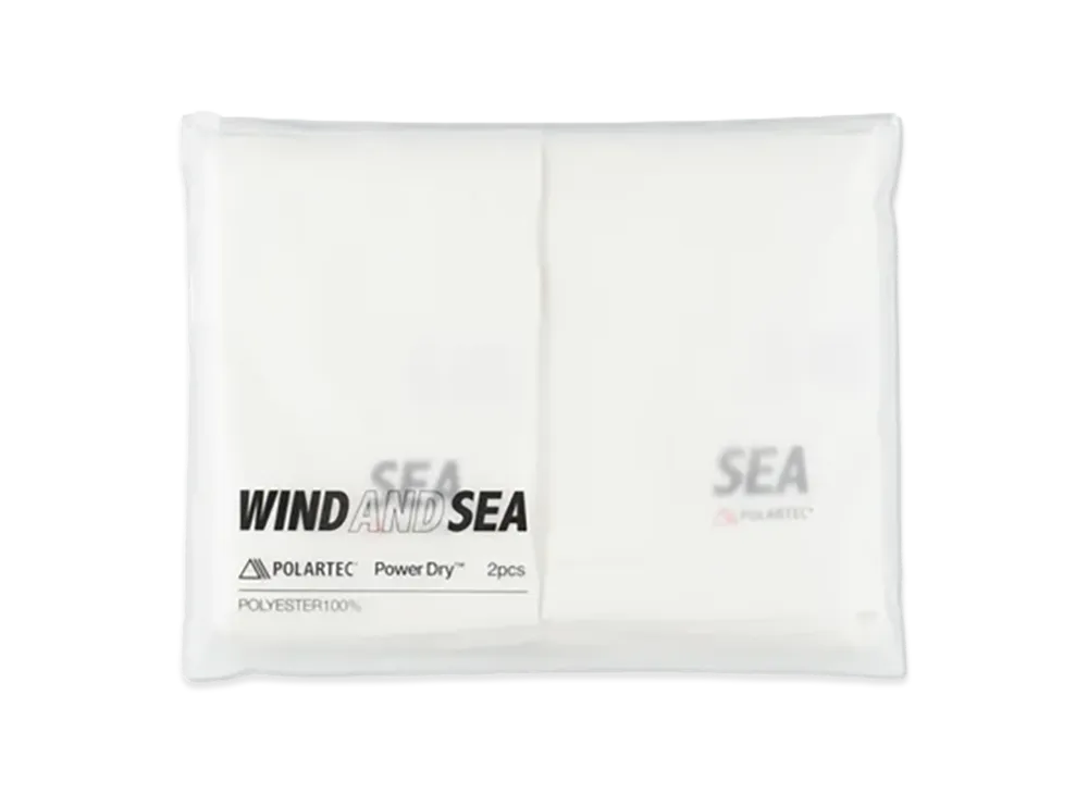 WIND AND SEA Polartec Power Dry 2P S/S Tee "White"