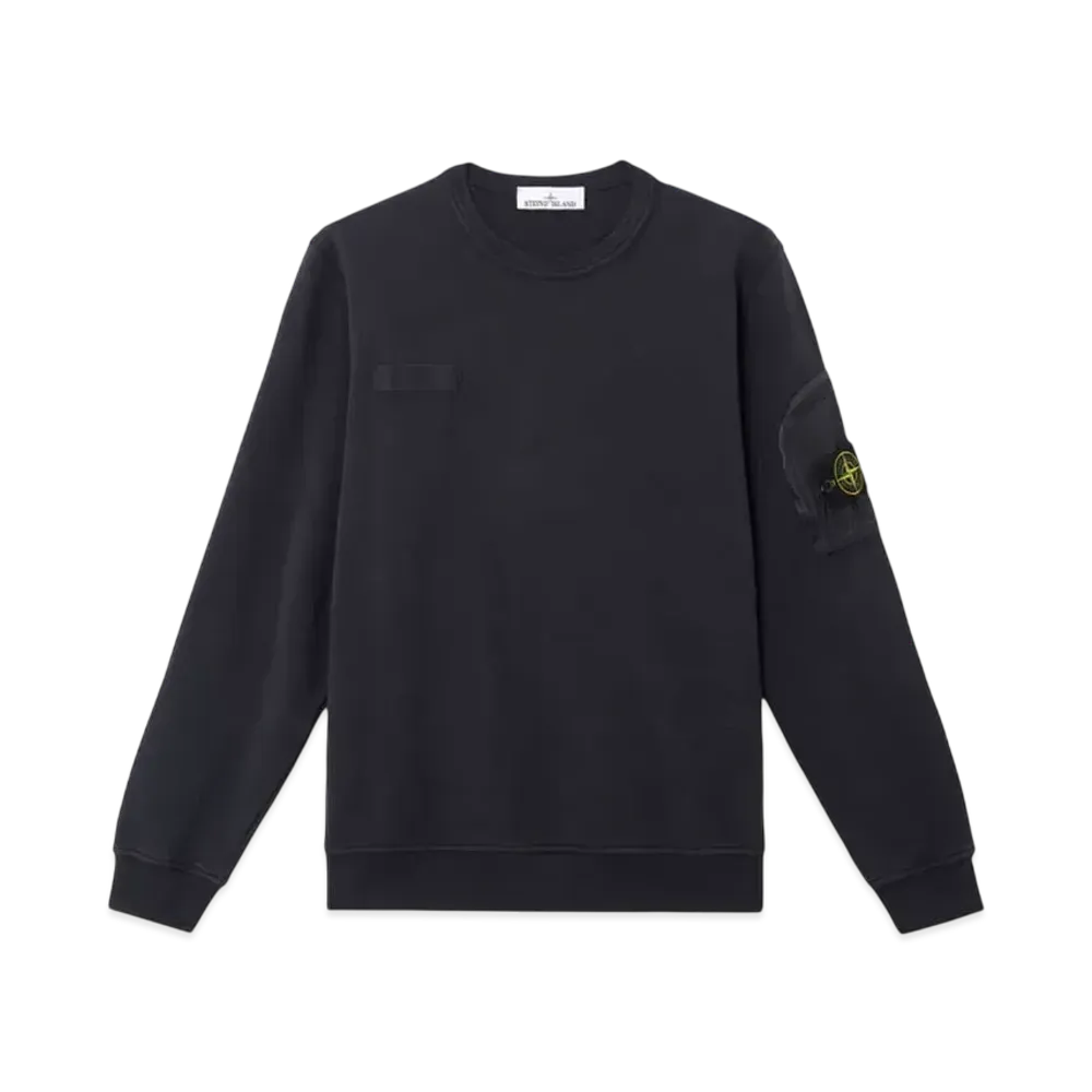 Stone Island 6100003 Cotton Fleece "Black"