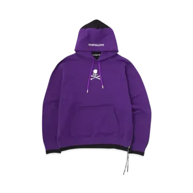 mastermind WORLD Boxy 2 Color Hoodie "Purple Black"