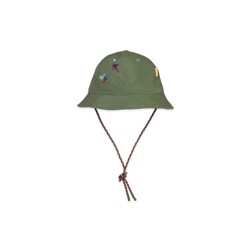 Barbour x Paul Smith Women's Lure Bucket Hat "Khaki"