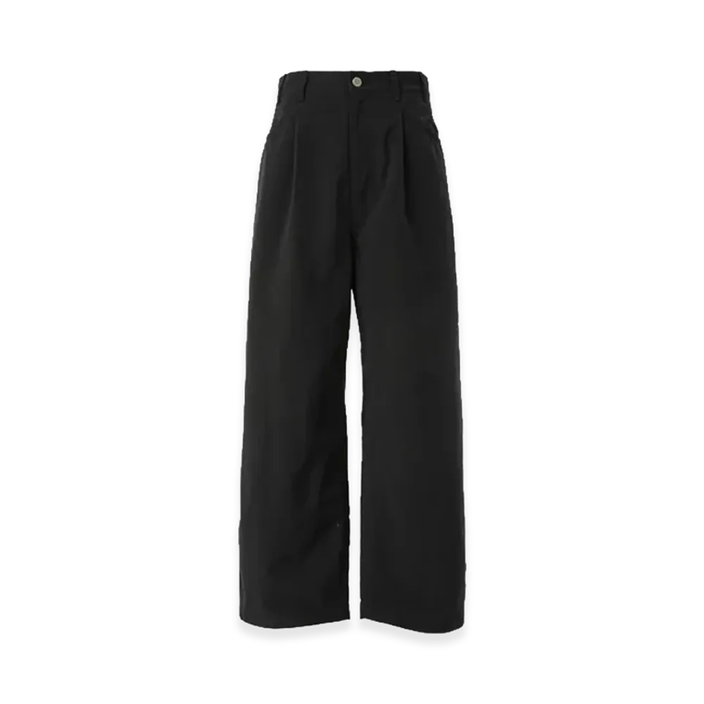 COMME des GARCONS HOMME Nylon Oxford Garment-Dyed Pants "Black"