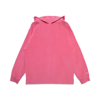 drew house corduroy hoodie "Hot Pink"