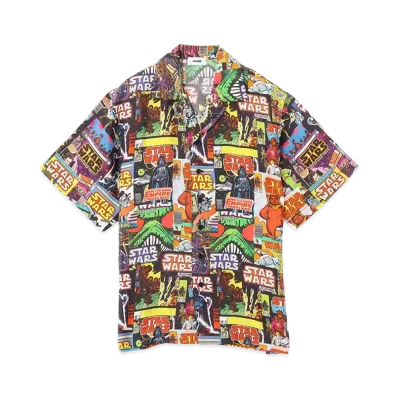 atmos x STAR WARS Comic Cover Pattern Shirt "Multi"