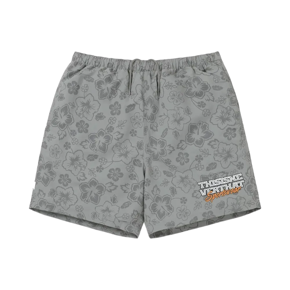 thisisneverthat Big Logo Nylon Shorts "Grey"