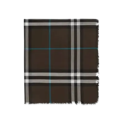 Burberry Check Wool Scarf "Snug"