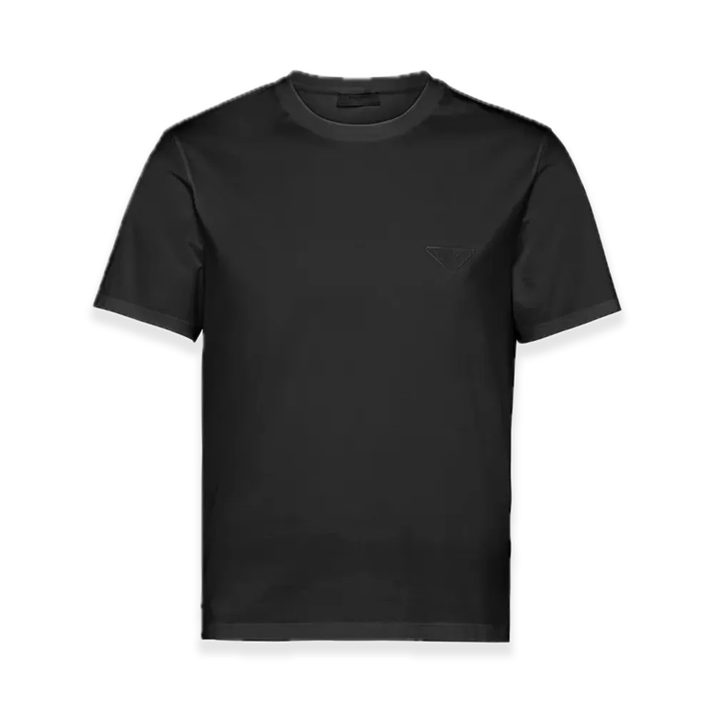 PRADA Stretch Cotton Tee "Black"