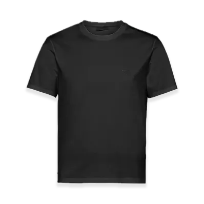 PRADA Stretch Cotton Tee "Black"