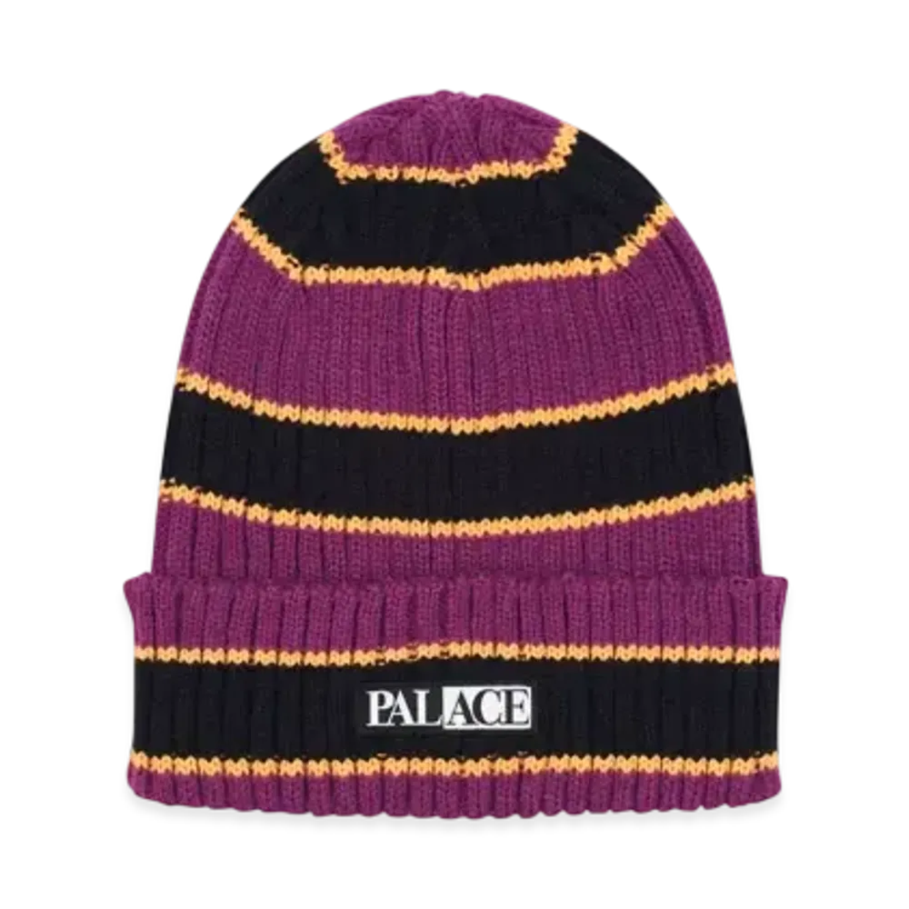 PALACE Border Beanie "Purple"