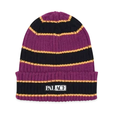 PALACE Border Beanie "Purple"