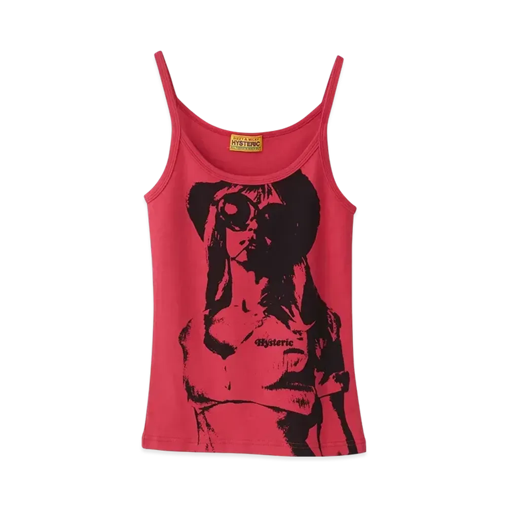 HYSTERIC GLAMOUR Smoke On The Water Camisole "Red"