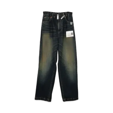 Maison MIHARA YASUHIRO Amateur Sewn Like Wide Denim Pants "Indigo"