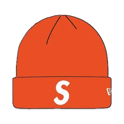 Supreme New Era S Logo Beanie "Orange" (24FW)