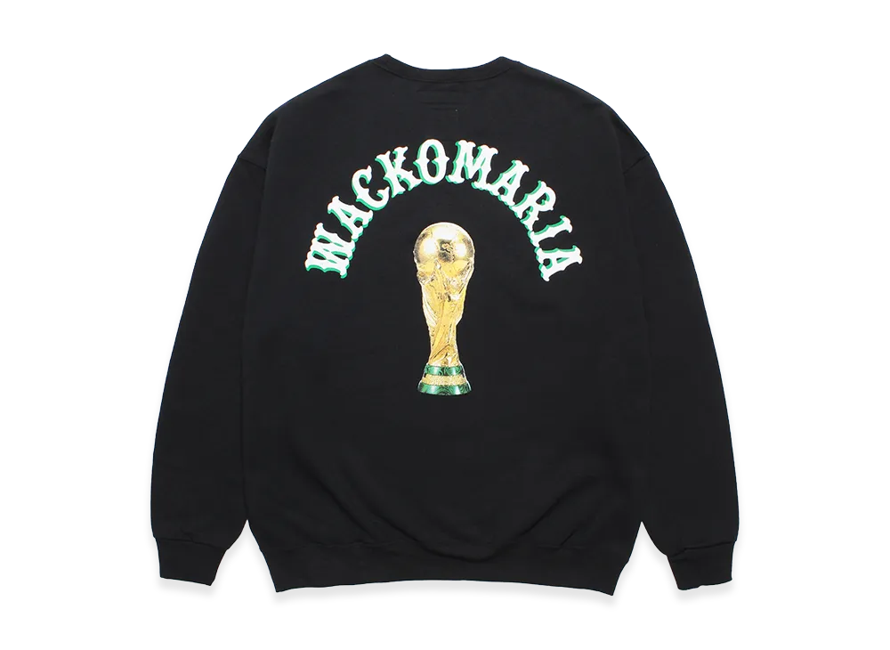 WACKO MARIA World Cup Sweat T-Shirt "Black"