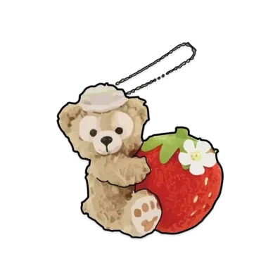 Disney Heartfelt Strawberry Gift Stuffed Animal Charm Duffy "Multi"