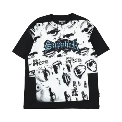 SUPPLIER Mind Infection Barbed Tee "Black"