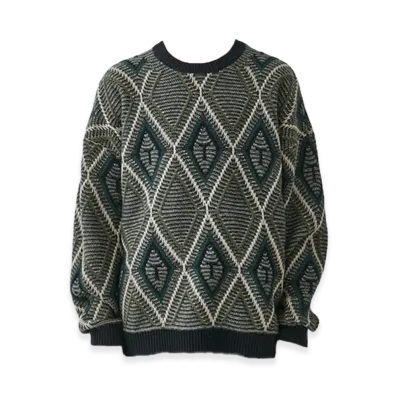 TTTMSW Diamond Pull Over Knit "Green"