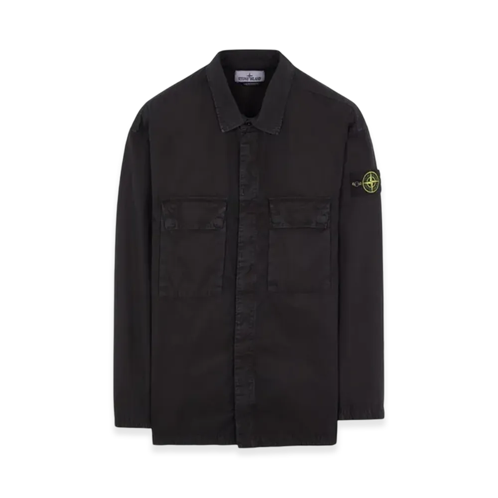 Stone Island 115WN Old Treatment Overshirt - 23SS "Black"